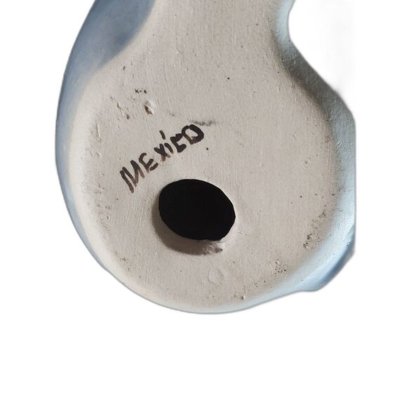 Tonala Mexico Hand Painted Ceramic Owl Figure~Vintage~ - Picture 7 of 7